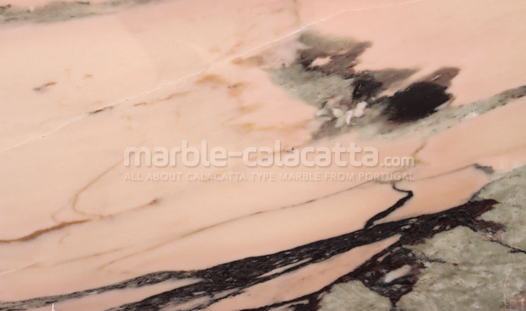 Calacatta Rose marble slabs